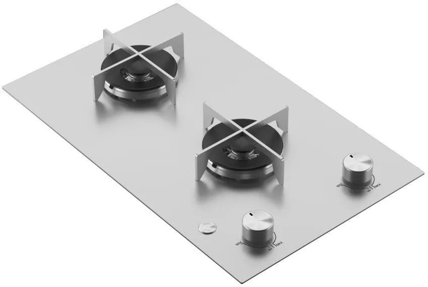 Piano cottura a gas da incasso Pianeta Grill Dual – 2 fuochi in acciaio inox - Outdoor Privé