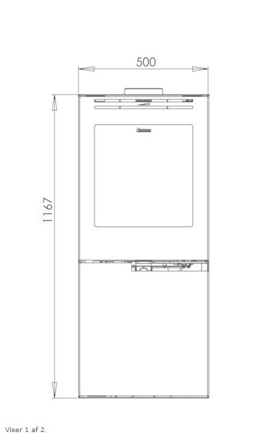 Stufa ibrida Aduro H5 7 kW A+ | Legna+pellet, Ø150, Wi - Fi - Outdoor Privé