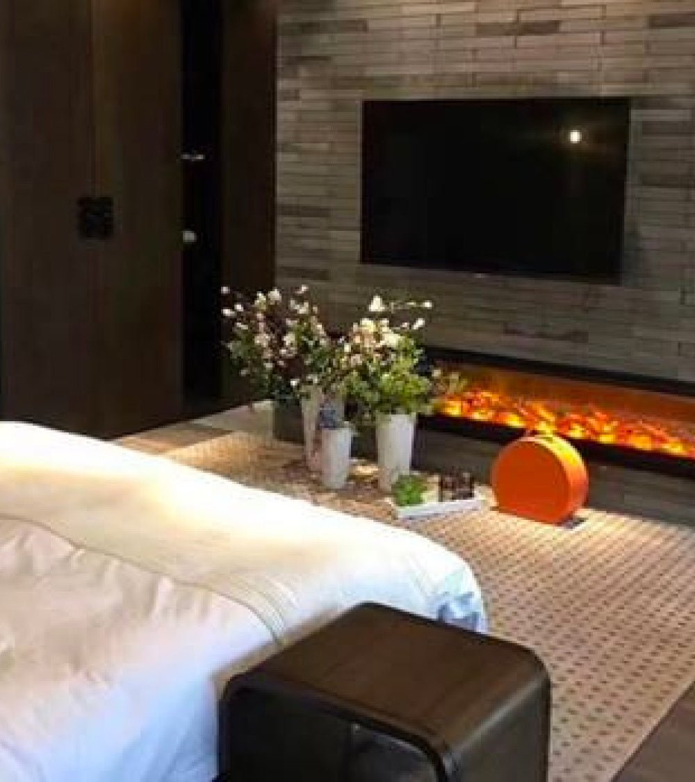 Caminetto elettrico Amiata 180 Sined - Outdoor Privé