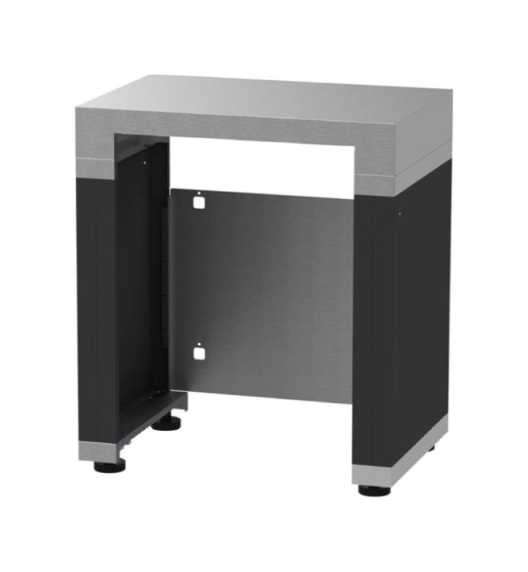 Mobile frigo Le Marquier MC80FD – 80×55 cm inox/nero - Outdoor Privé