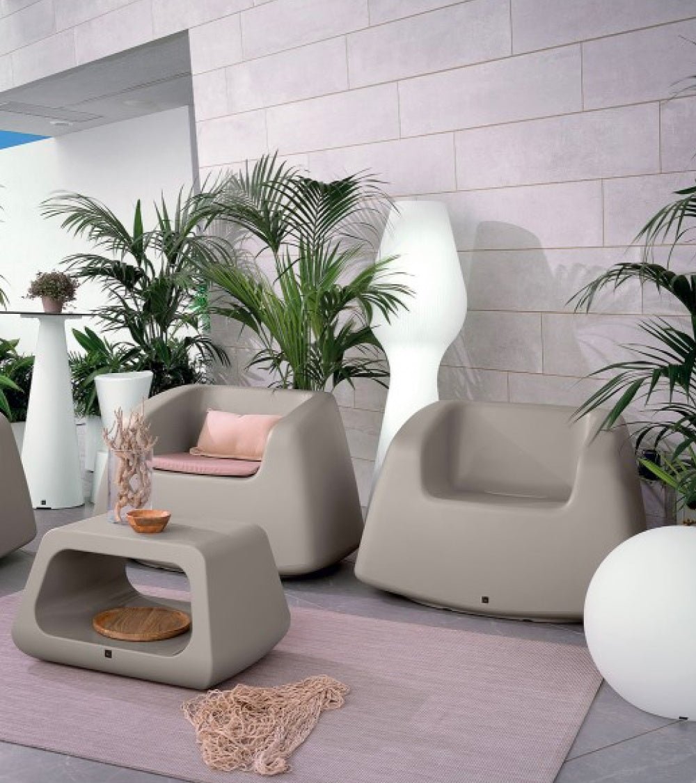 Poltrona Sugar in polietilene Lyxo - Outdoor Privé