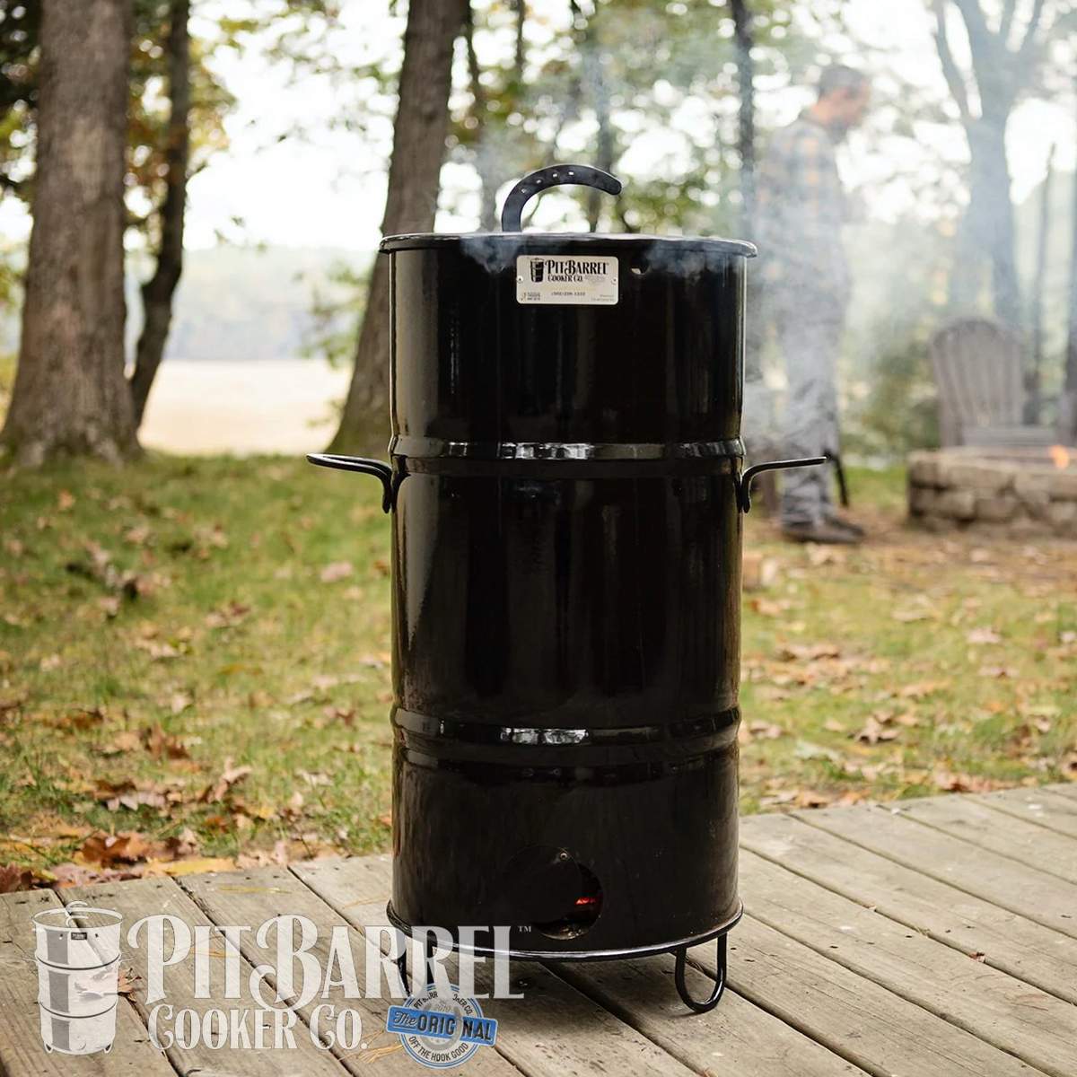 Pit Barrel Cooker Junior 14” – barbecue affumicatore verticale a carbone compatto (PRE-ORDINE) - Outdoor Privé