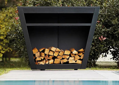 Banco piano di lavoro e porta legna Modularte - Outdoor Privé