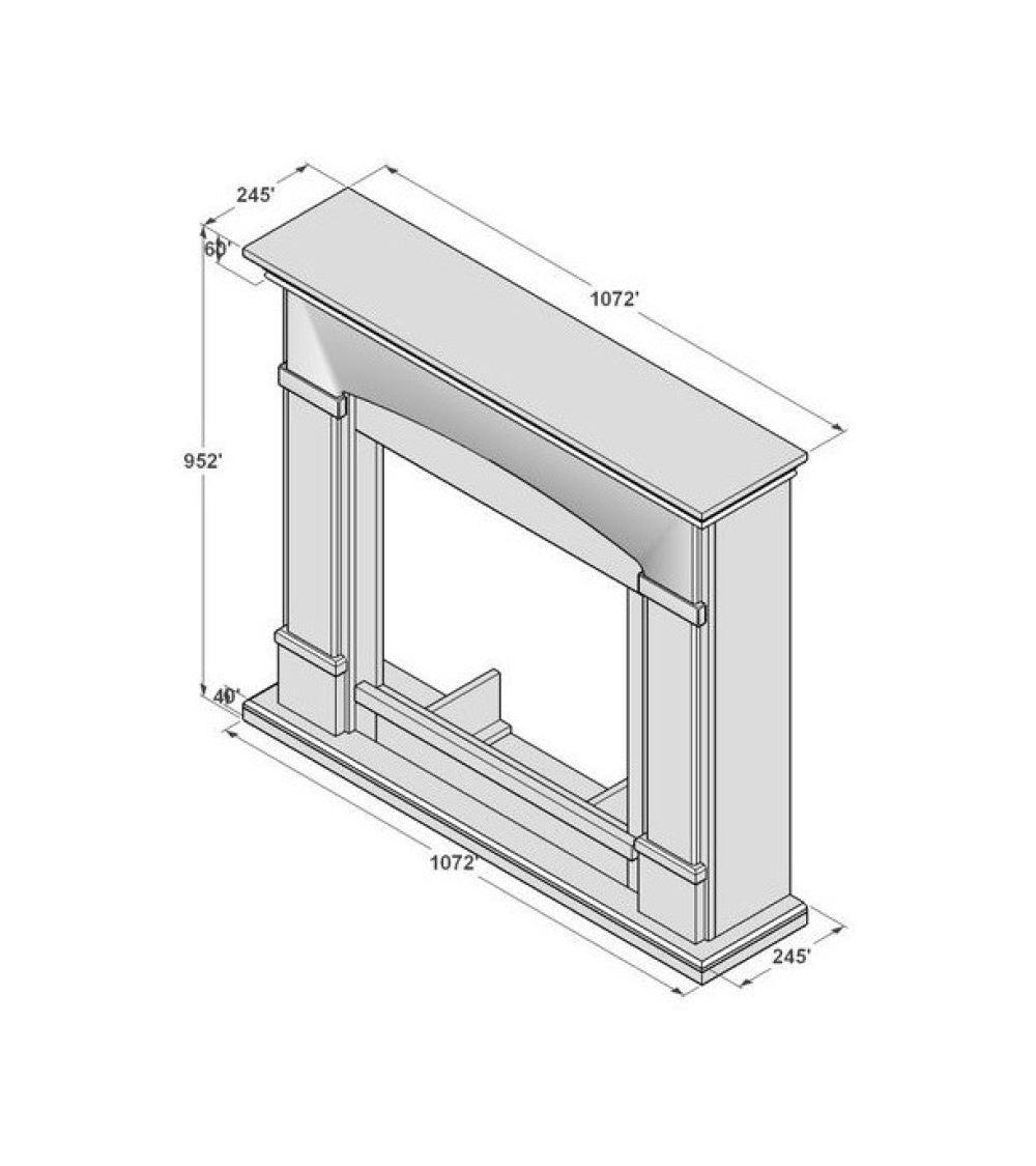 Camino elettrico Camino Siena Sined - Outdoor Privé