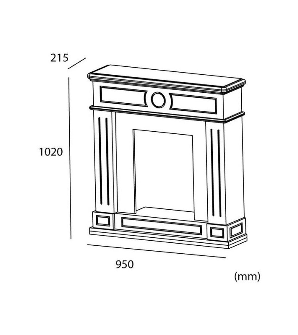 Camino elettrico Camino Lipari Sined - Outdoor Privé