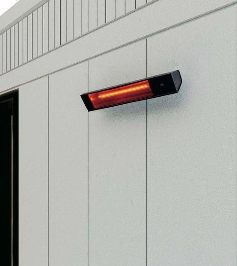 Riscaldatore a infrarossi Caldo vetro nero 2000 Sined - Outdoor Privé