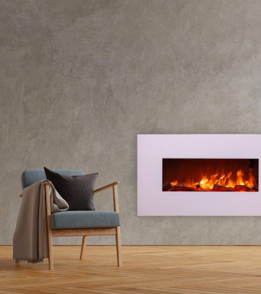 Camino elettrico Caminetto parete Monte bianco Sined - Outdoor Privé