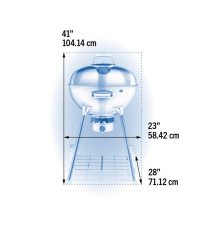 Barbecue a carbonella Napoleon NK22CK - LEG - 3 – griglia in ghisa da 57 cm - Outdoor Privé