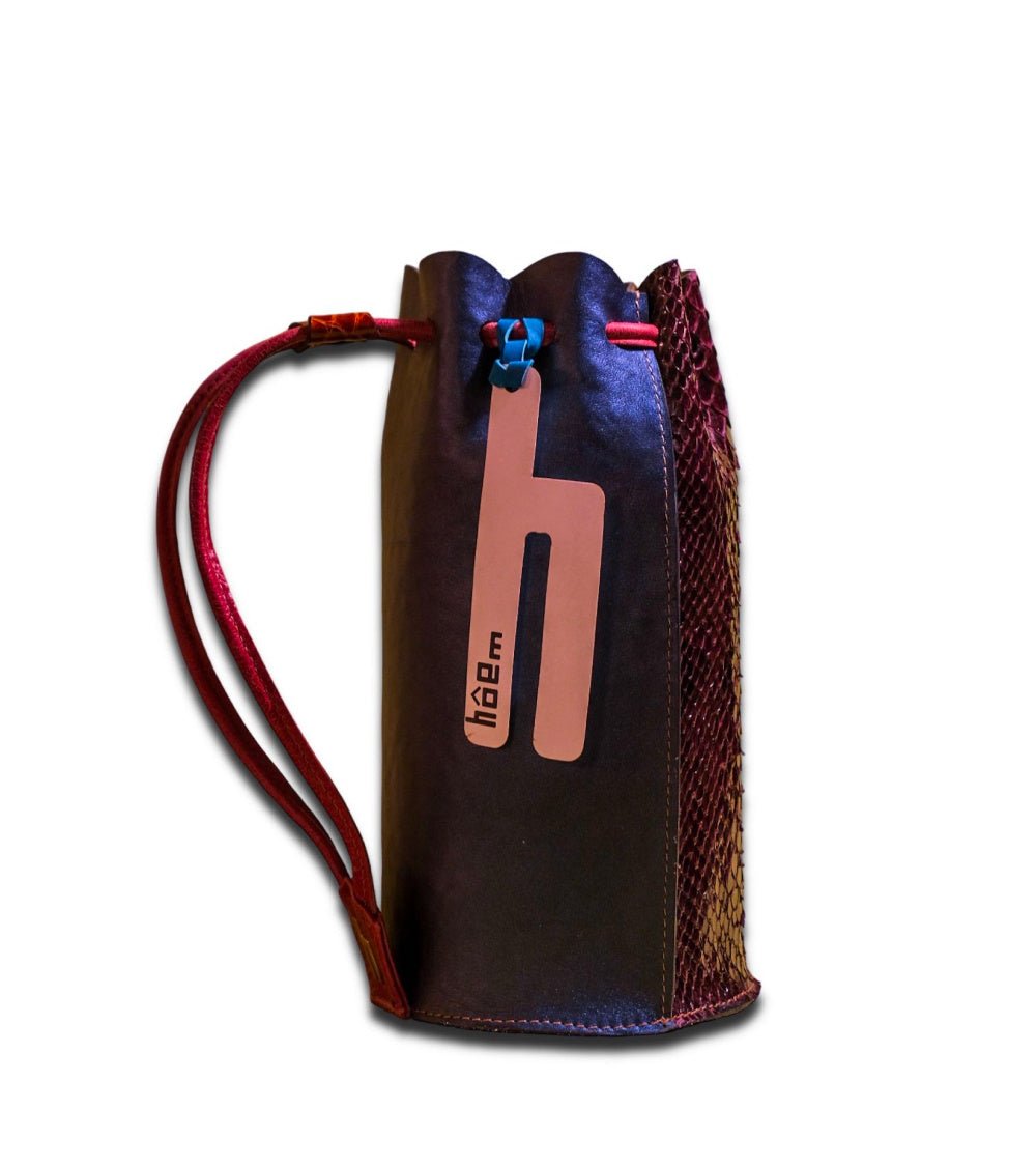 Glacette porta bottiglia in pelle Hoem - Outdoor Privé