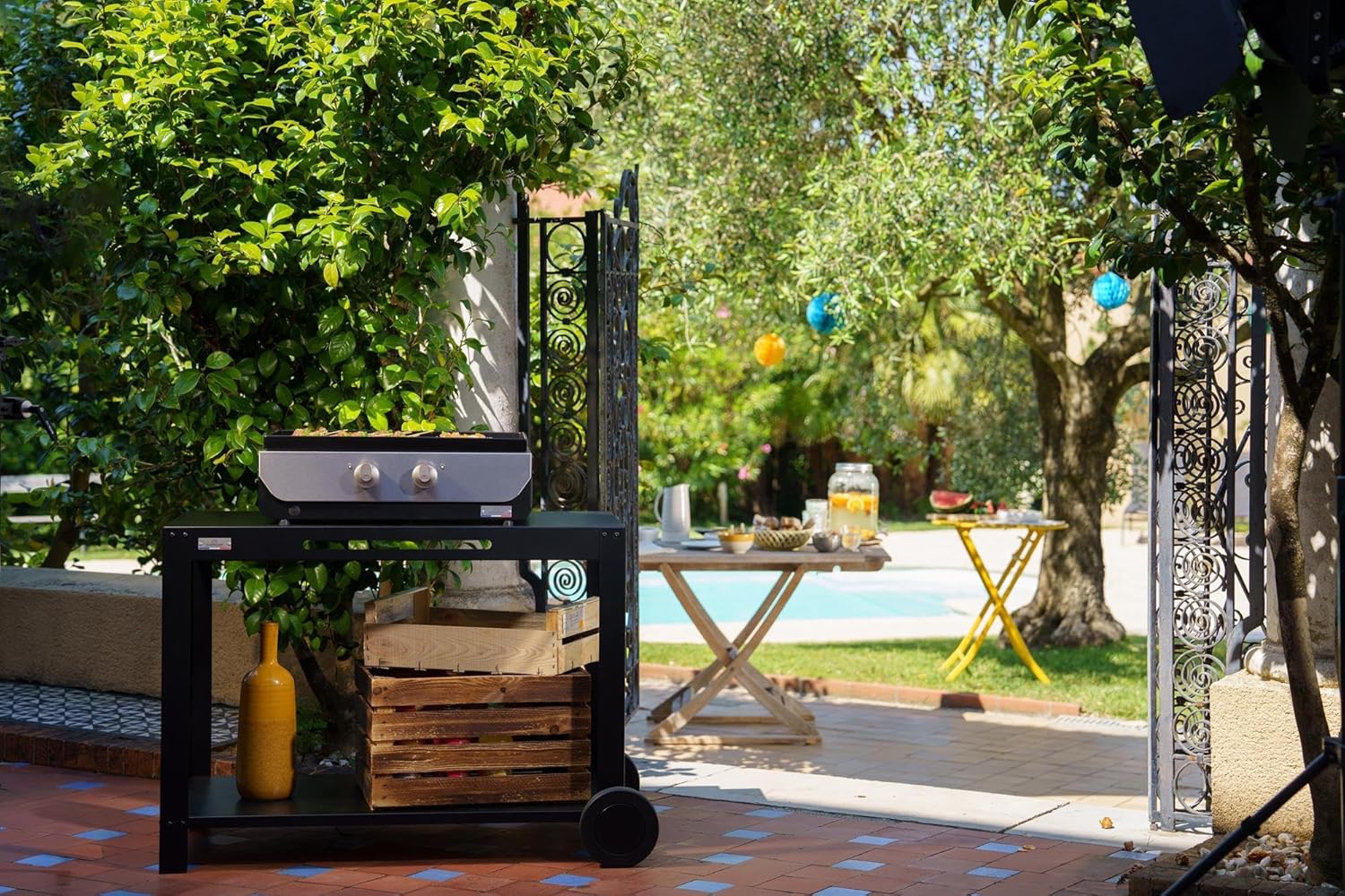 Carrello Le Marquier 110 XL Nero - Outdoor Privé