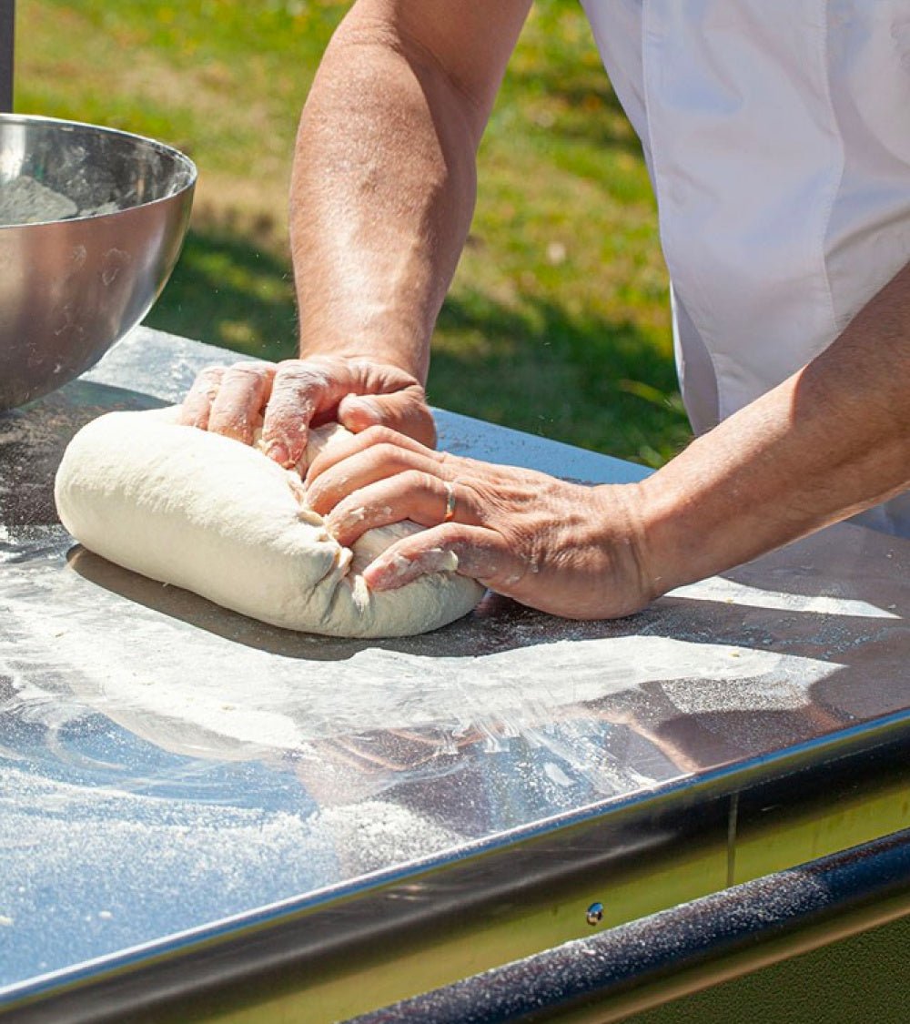 Piano da lavoro Pizza - Desk Fontana forni - Outdoor Privé