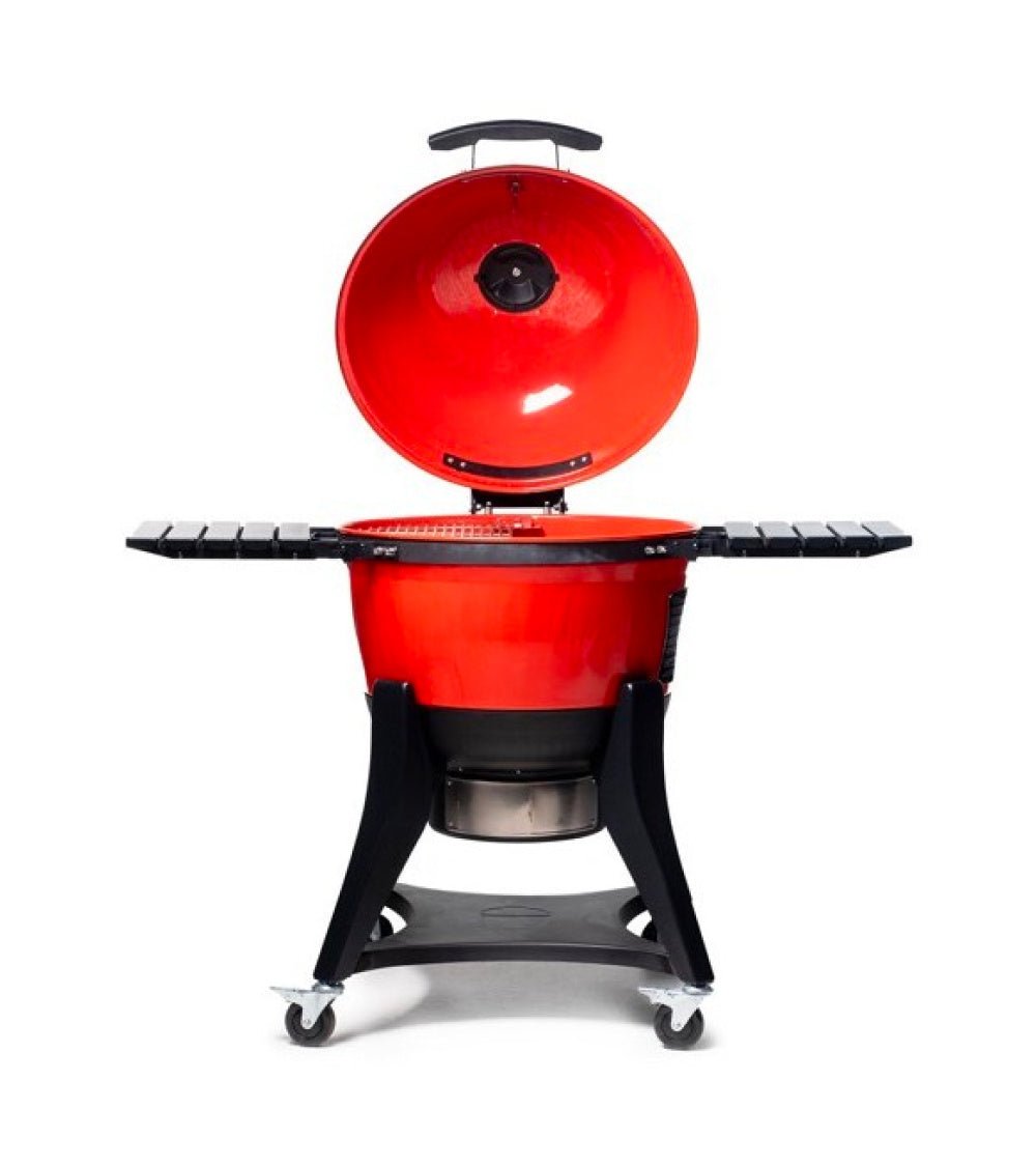 Barbecue a carbone Kamado Joe Kettle Joe – 22", SlōRoller®, sistema 2 livelli e carrello con ripiani - Outdoor Privé