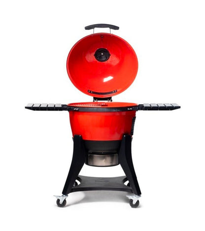 Barbecue a carbone Kamado Joe Kettle Joe – 22", SlōRoller®, sistema 2 livelli e carrello con ripiani - Outdoor Privé