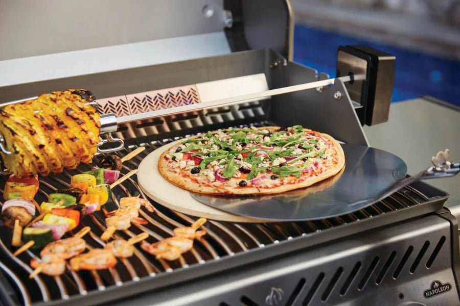 SET Kit pizza PRO Napoleon 90002 – pietra 12,5" con pala, rotella e grattugia - Outdoor Privé