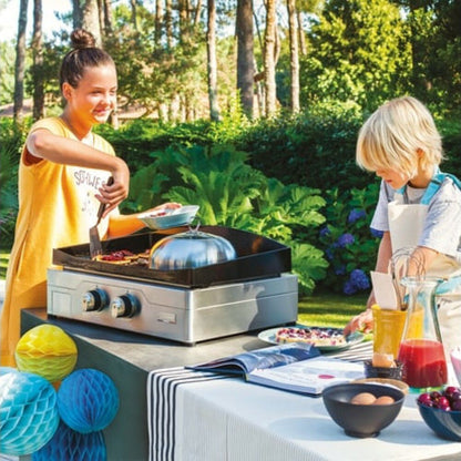 Plancha a gas Allure duo inox Le Marquier - Outdoor Privé