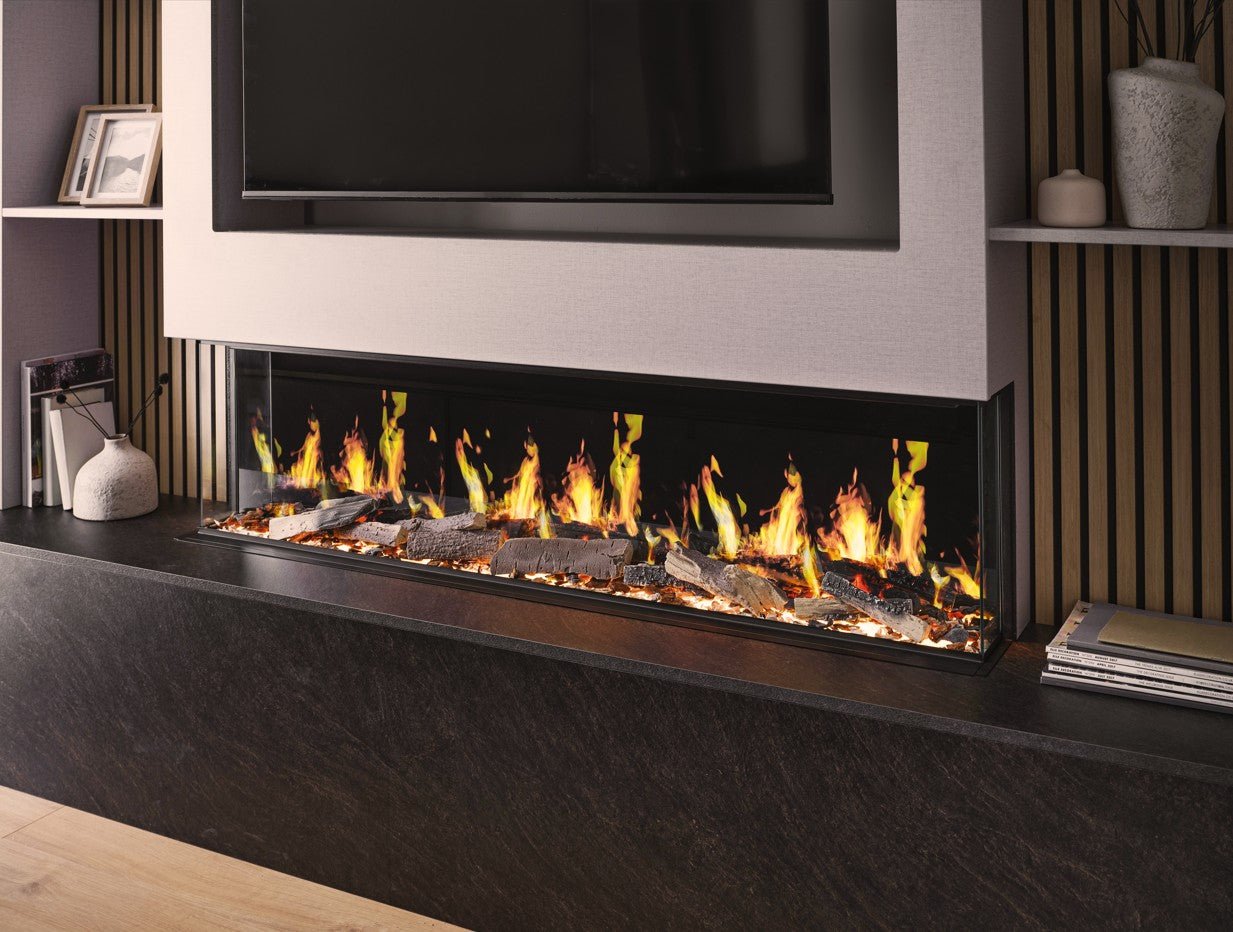 Caminetto elettrico MaisonFire Ardelis – trifacciale 152,5×53×24 cm - Outdoor Privé