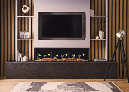 Caminetto elettrico MaisonFire Ardelis – trifacciale 152,5×53×24 cm - Outdoor Privé