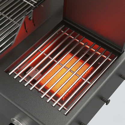 Barbecue a gas Broil Chef Tahoe 3 fuochi con infrarossi Nero e Rame - Outdoor Privé