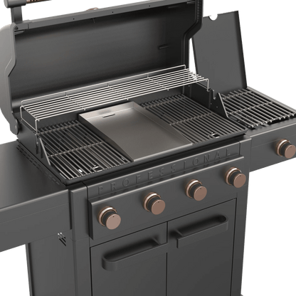 Barbecue a gas Broil Chef Tahoe 4 fuochi con infrarossi Nero e Rame - Outdoor Privé