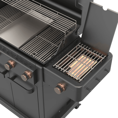 Barbecue a gas Broil Chef Tahoe 4 fuochi con infrarossi Nero e Rame - Outdoor Privé