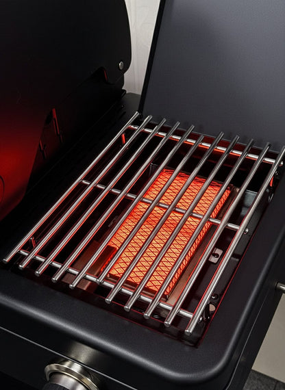 Barbecue a gas Broil Chef Tahoe 4 fuochi con infrarossi Nero e Rame - Outdoor Privé