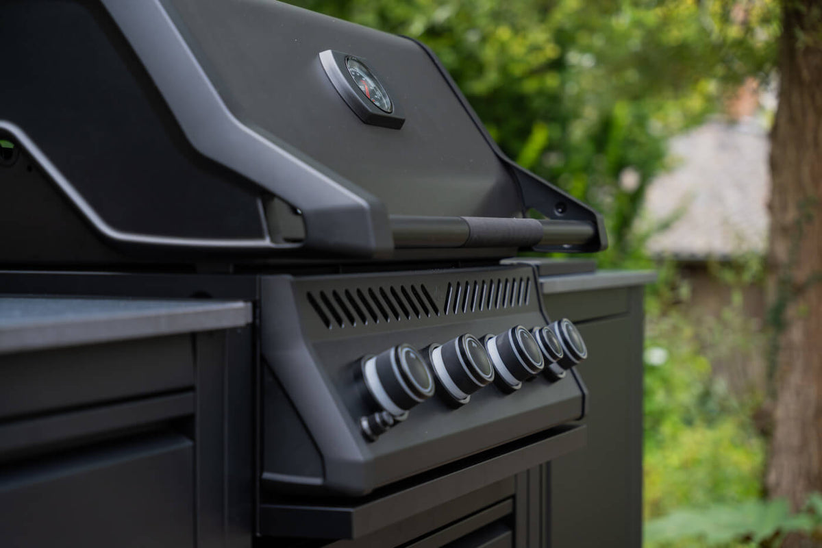 Barbecue a gas da incasso Napoleon Serie 300 32” – Nero Opaco - Outdoor Privé