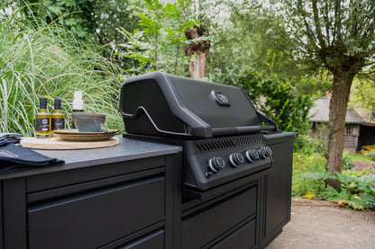 Barbecue a gas da incasso Napoleon Serie 300 32” – Nero Opaco - Outdoor Privé