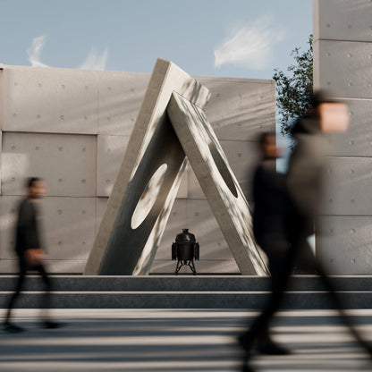 Barbecue a carbone kamado BSTRD Pro Large – griglia Ø 49 cm - Outdoor Privé