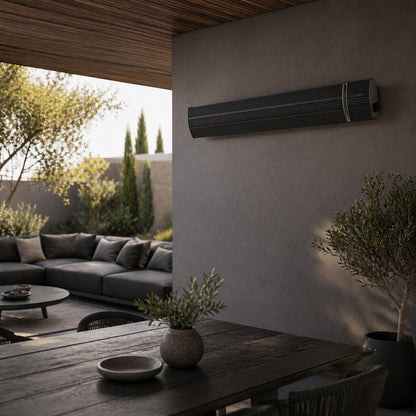 Riscaldatore a infrarossi SINED Calore Nero – 1500 o 1800 W - Outdoor Privé