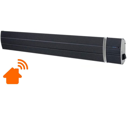 Riscaldatore a infrarossi SINED Calore Nero Wi-Fi – 1800 W - Outdoor Privé