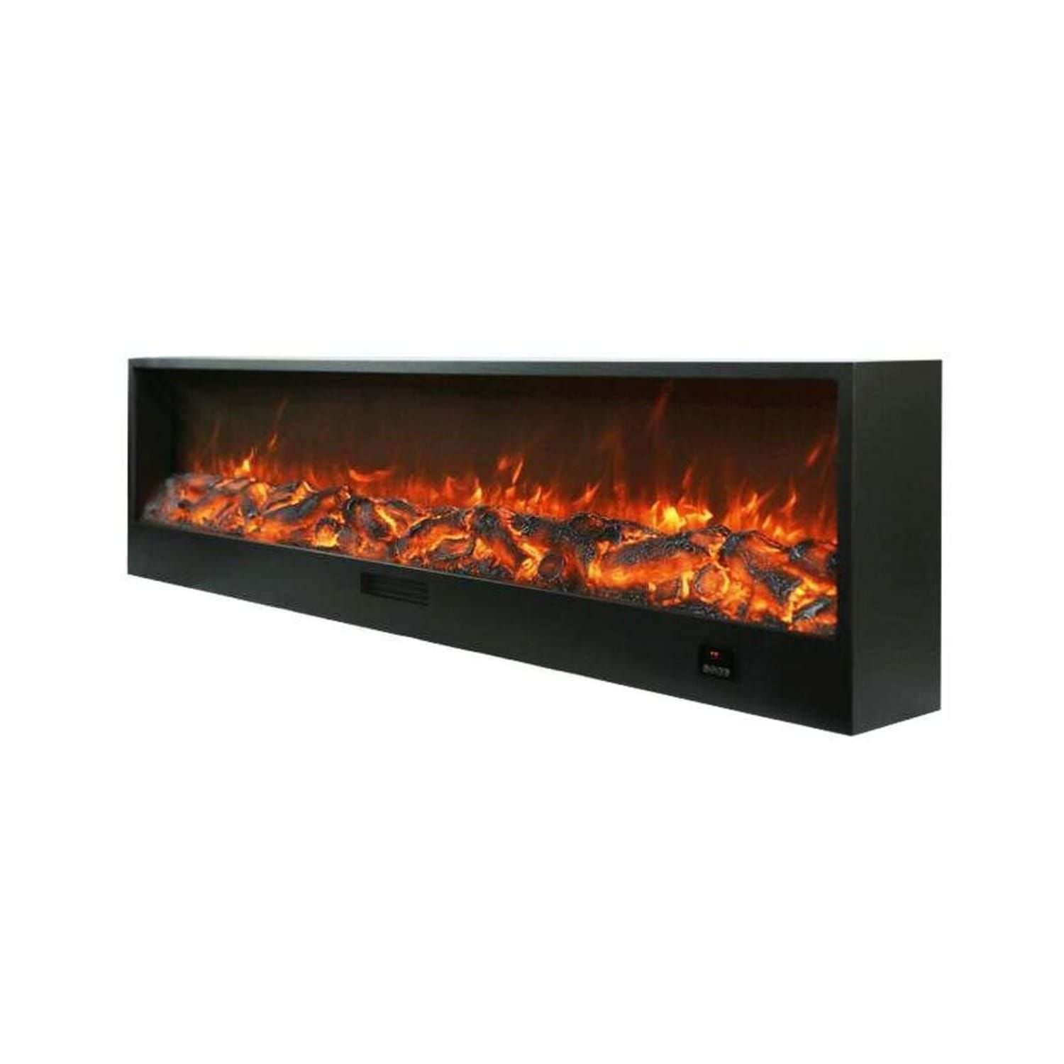 Caminetto elettrico Sined Vesuvio 200 – 200 cm effetto fiamma LED, 1500 W - Outdoor Privé