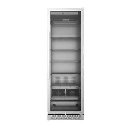 Frigorifero per Dry Aging CASO Design DryAged Master 380 Pro – 380 L in acciaio - Outdoor Privé