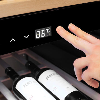 Cantinetta frigo vino CASO Design WineExclusive 24 Smart – doppia zona Wi - Fi 24 bottiglie - Outdoor Privé