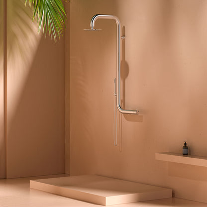 Doccia da parete SINED Cabras – acciaio inox 316L - Outdoor Privé