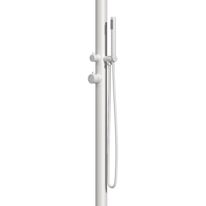 Doccia da esterno SINED Chia Special Color – inox 316L con doccino - Outdoor Privé