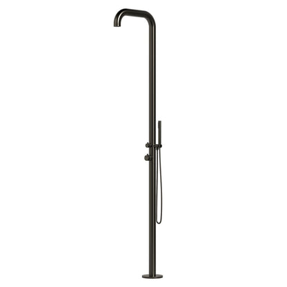 Doccia da esterno SINED Chia Special Color – inox 316L con doccino - Outdoor Privé