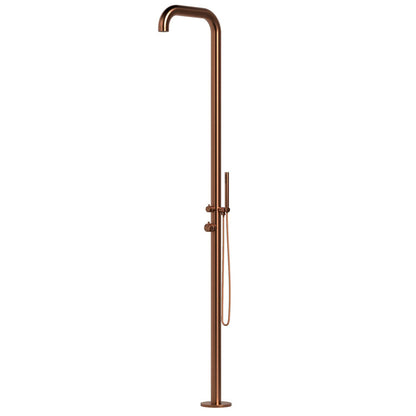 Doccia da esterno SINED Chia Special Color – inox 316L con doccino - Outdoor Privé