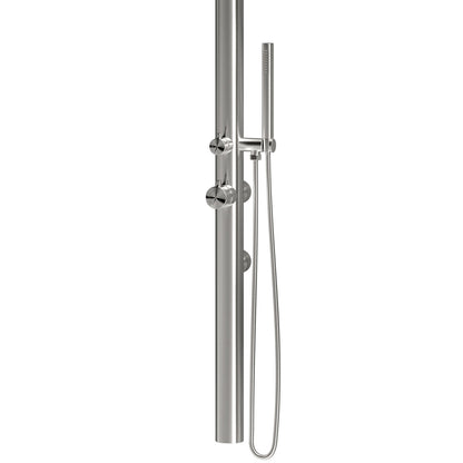 Doccia da parete SINED Chia – inox 316L con doccino - Outdoor Privé