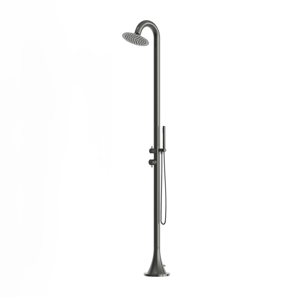 Doccia da esterno SINED Luna D Inox – inox 316L con doccino - Outdoor Privé