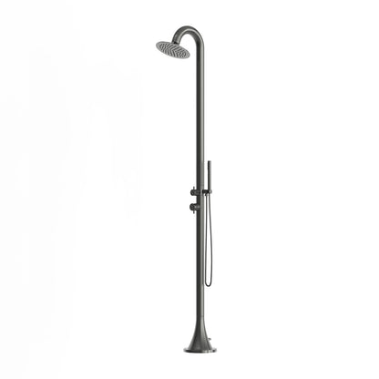 Doccia da esterno SINED Luna D Inox – inox 316L con doccino - Outdoor Privé