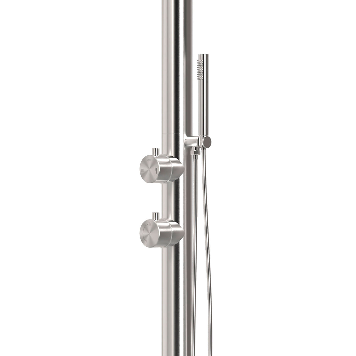Doccia da esterno SINED Luna D Inox – inox 316L con doccino - Outdoor Privé