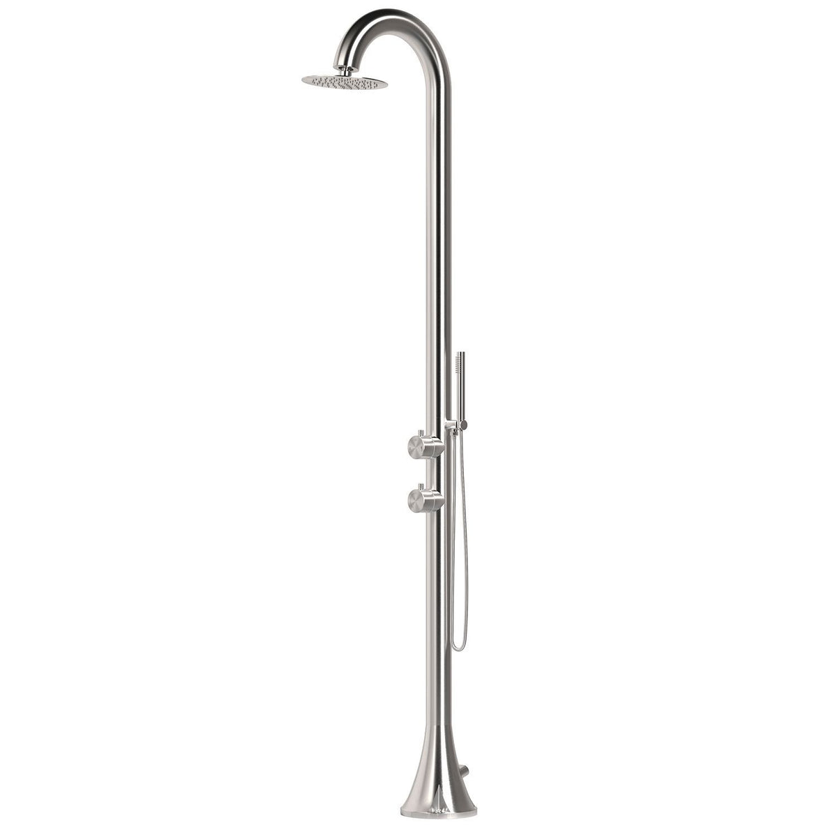 Doccia da esterno SINED Luna D Inox – inox 316L con doccino - Outdoor Privé