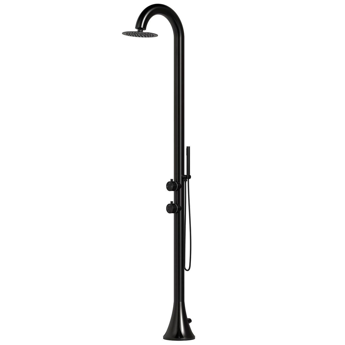 Doccia da esterno SINED Luna D Inox – inox 316L con doccino - Outdoor Privé