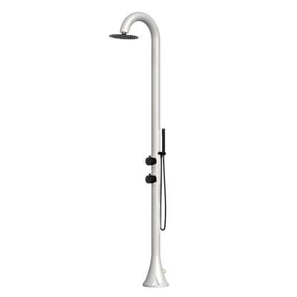 Doccia da esterno SINED Luna Duo – inox 316L bicolore - Outdoor Privé