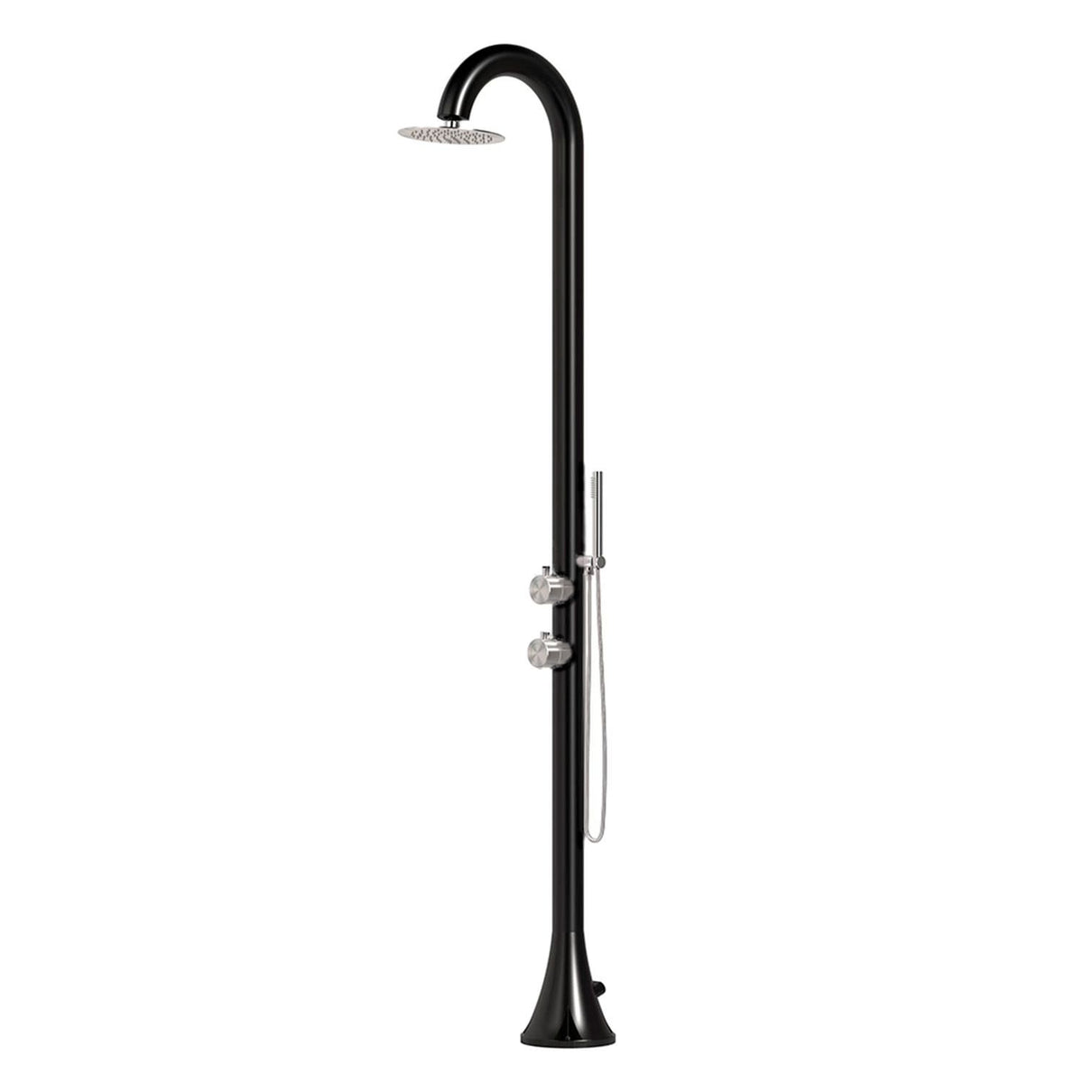 Doccia da esterno SINED Luna Duo – inox 316L bicolore - Outdoor Privé