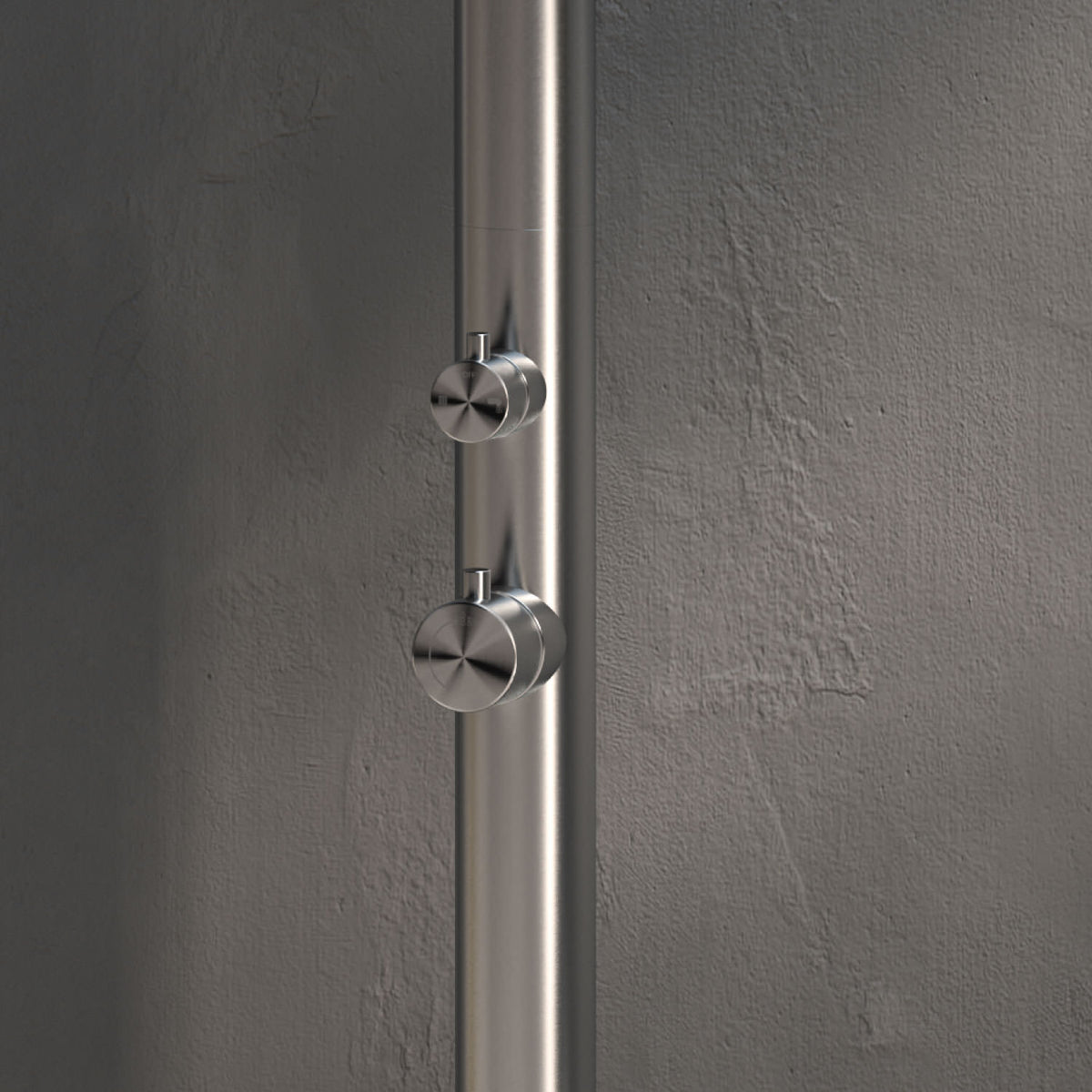 Doccia da esterno SINED Olbia – inox 316L con lavapiedi - Outdoor Privé