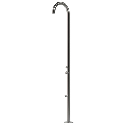 Doccia da esterno SINED Olbia – inox 316L con lavapiedi - Outdoor Privé