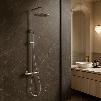 Doccia da parete SINED Levante Inox – soffione 25 cm - Outdoor Privé