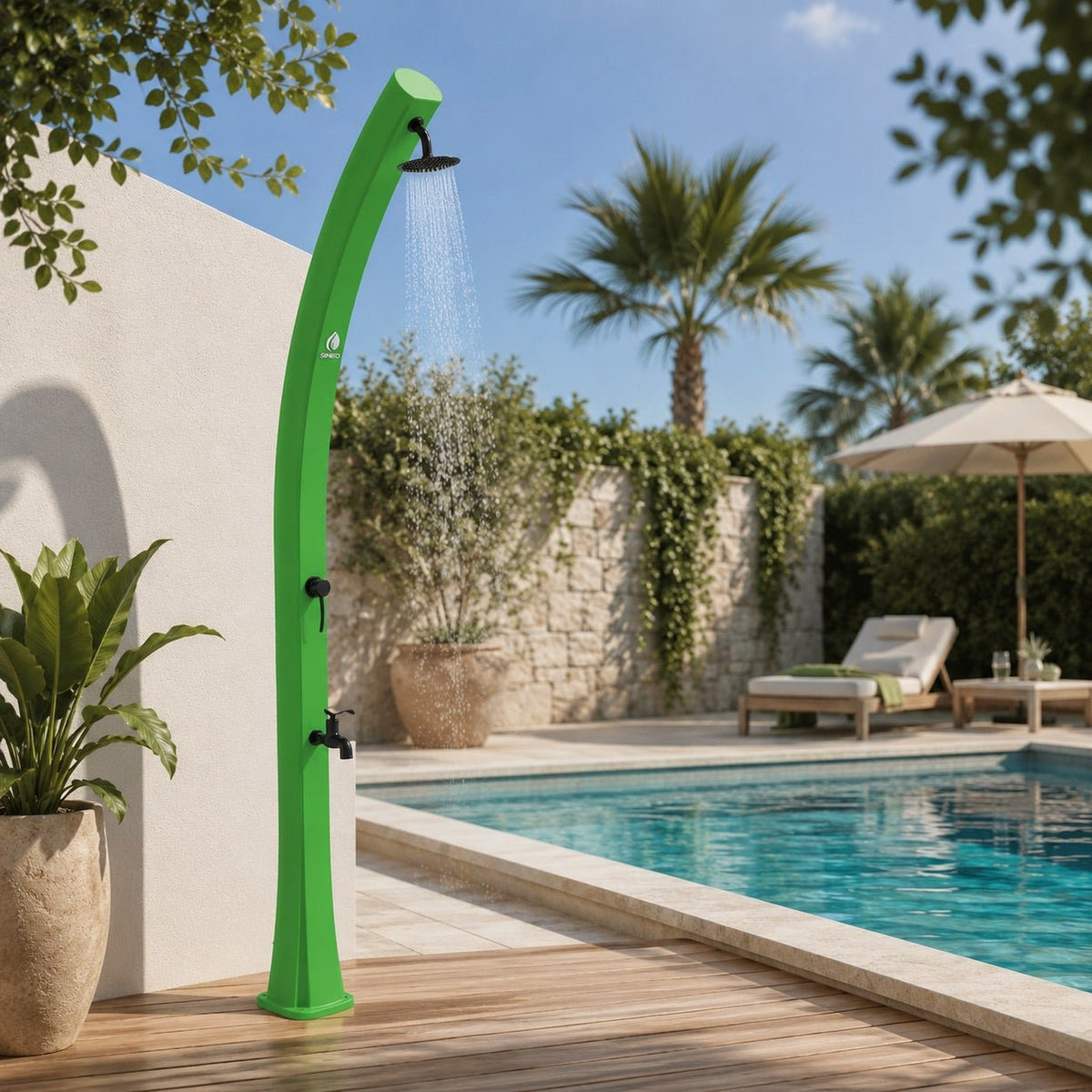 Doccia solare SINED Sole – 25 litri, polietilene HD - Outdoor Privé