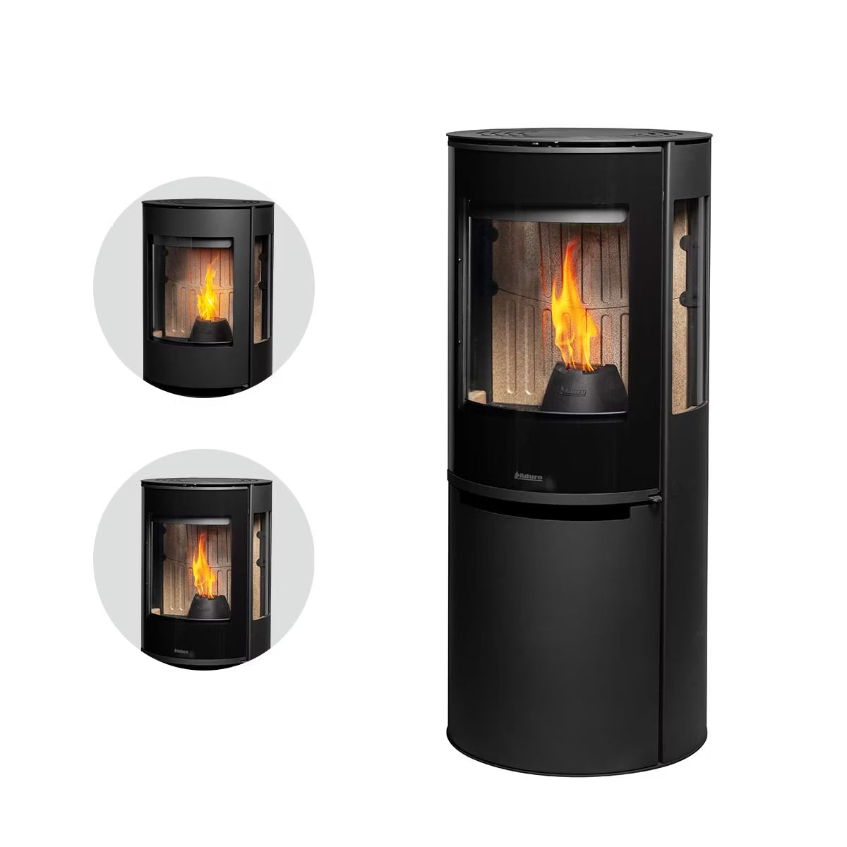 Stufa a pellet Aduro P5 | 6,8 kW A+ - Outdoor Privé